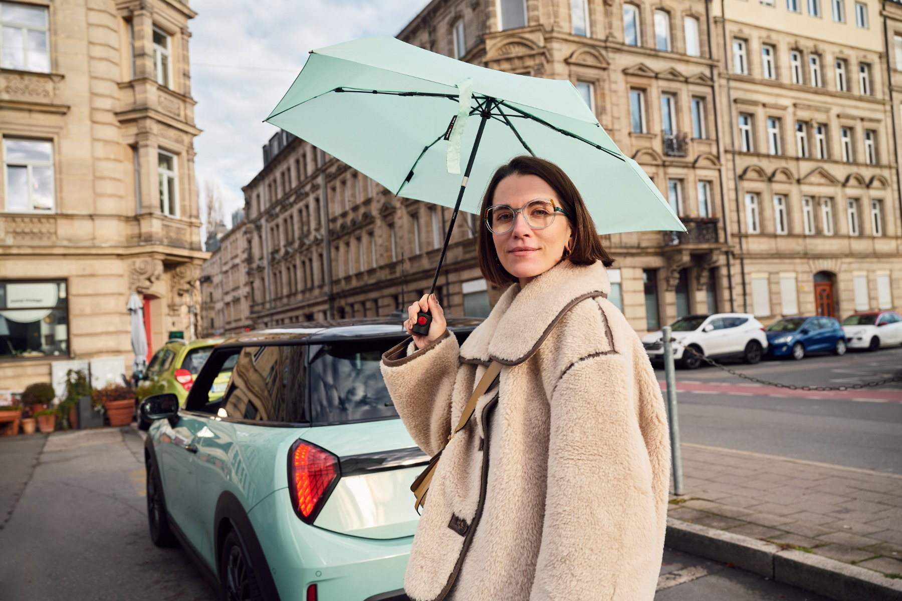 Regenschirm türkis Knirps