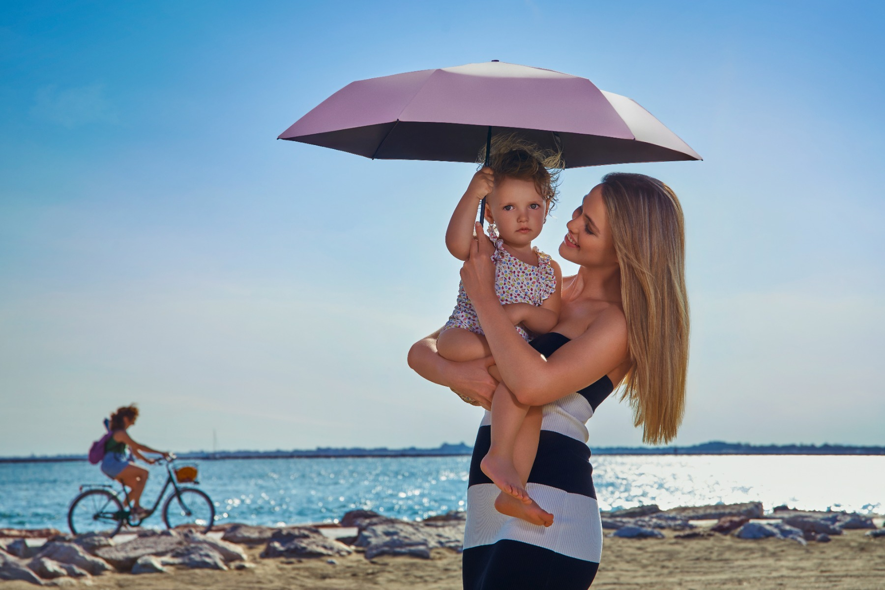 Knirps Regenschirm mit UV-Schutz und Hitzeschutz